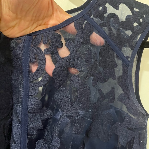 Occasion Dress Long/Maxi - Little Mistress LONDON - Navy Blue- US8/UK12 - Picture 7 of 10